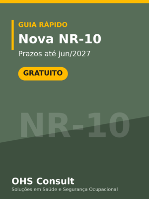 Capa do Guia rápido Nova NR-10