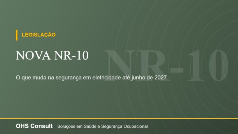 Nova NR-10 – O que muda na segurança em eletricidade até junho de 2027